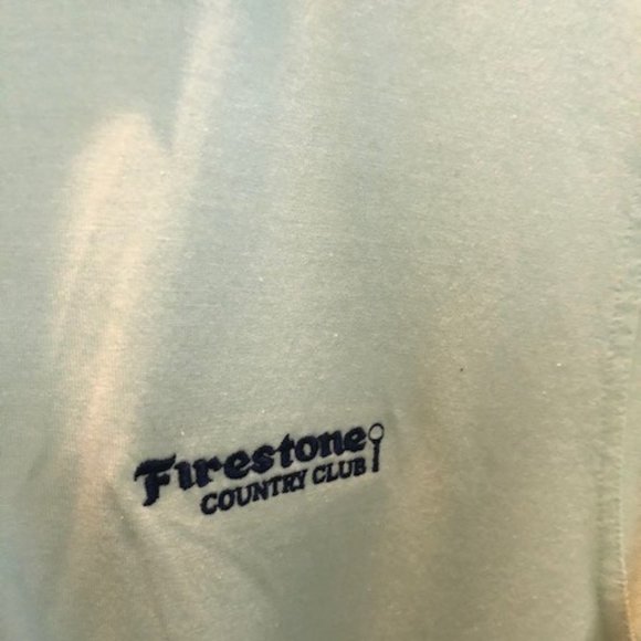 Firestone Country Club Light Green M Golf Shirt - Picture 2 of 3